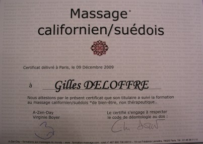attestation californien 2
